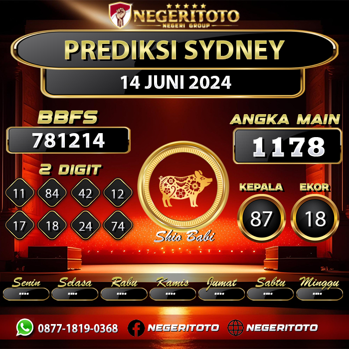 Prediksi Togel Sydney Negeritoto