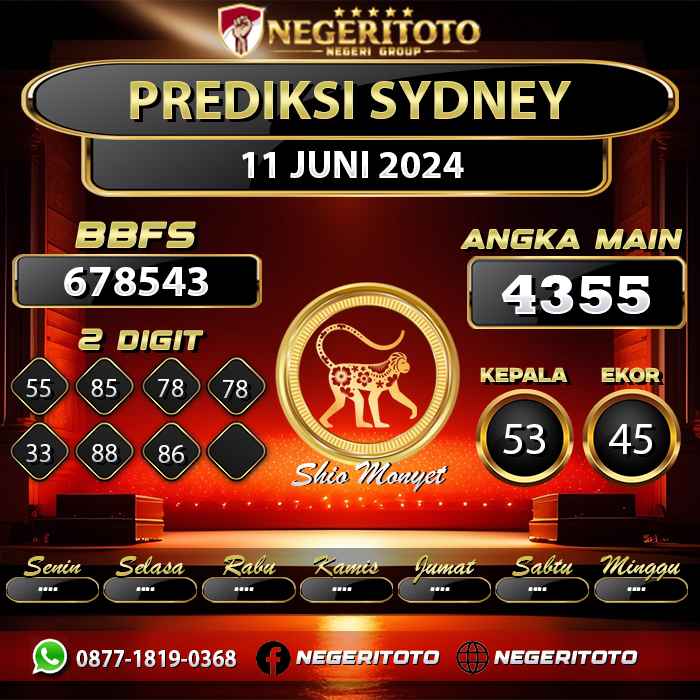 Prediksi Togel Sydney Negeritoto